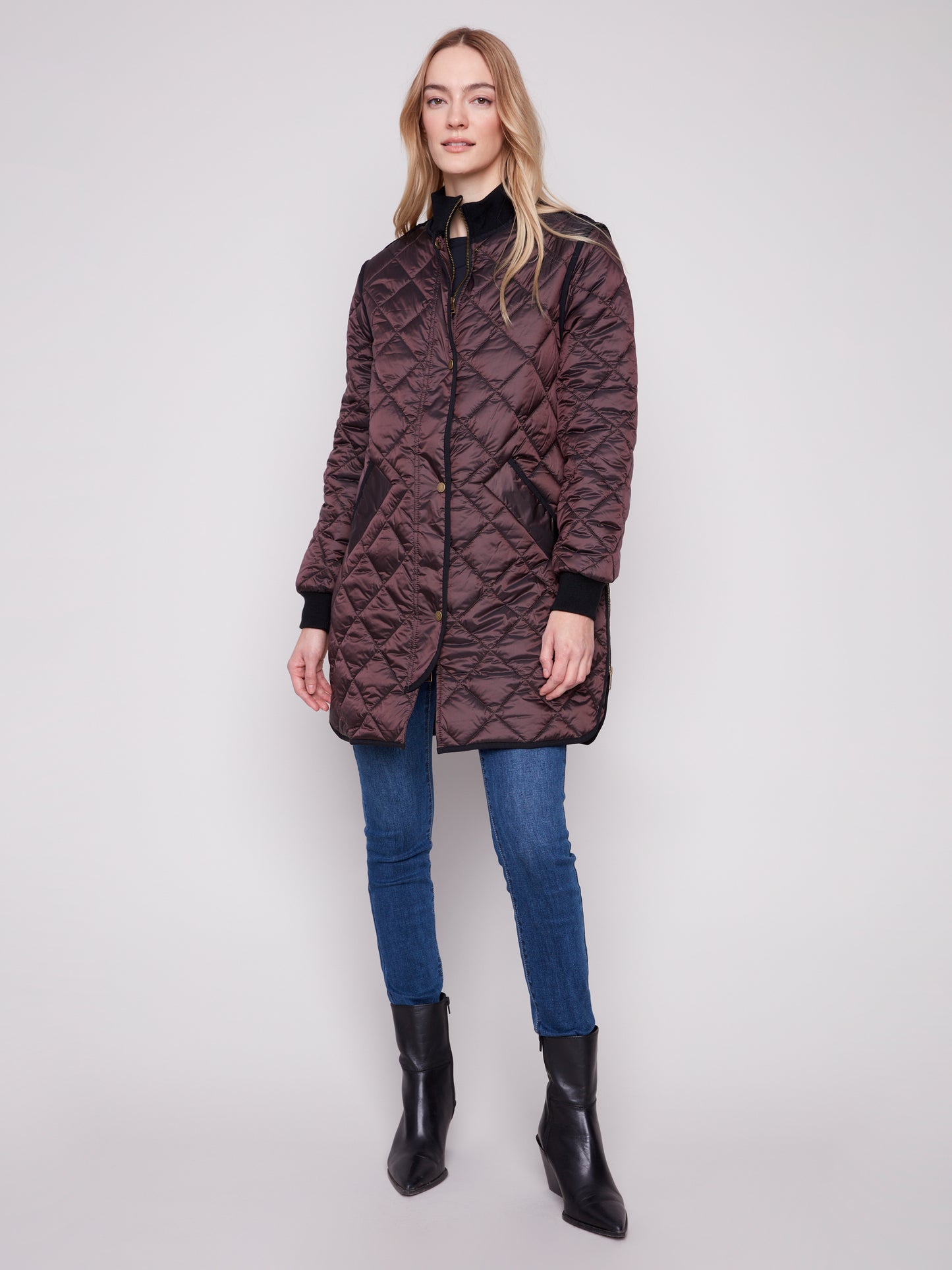 Long Quilted Puffer Jacket