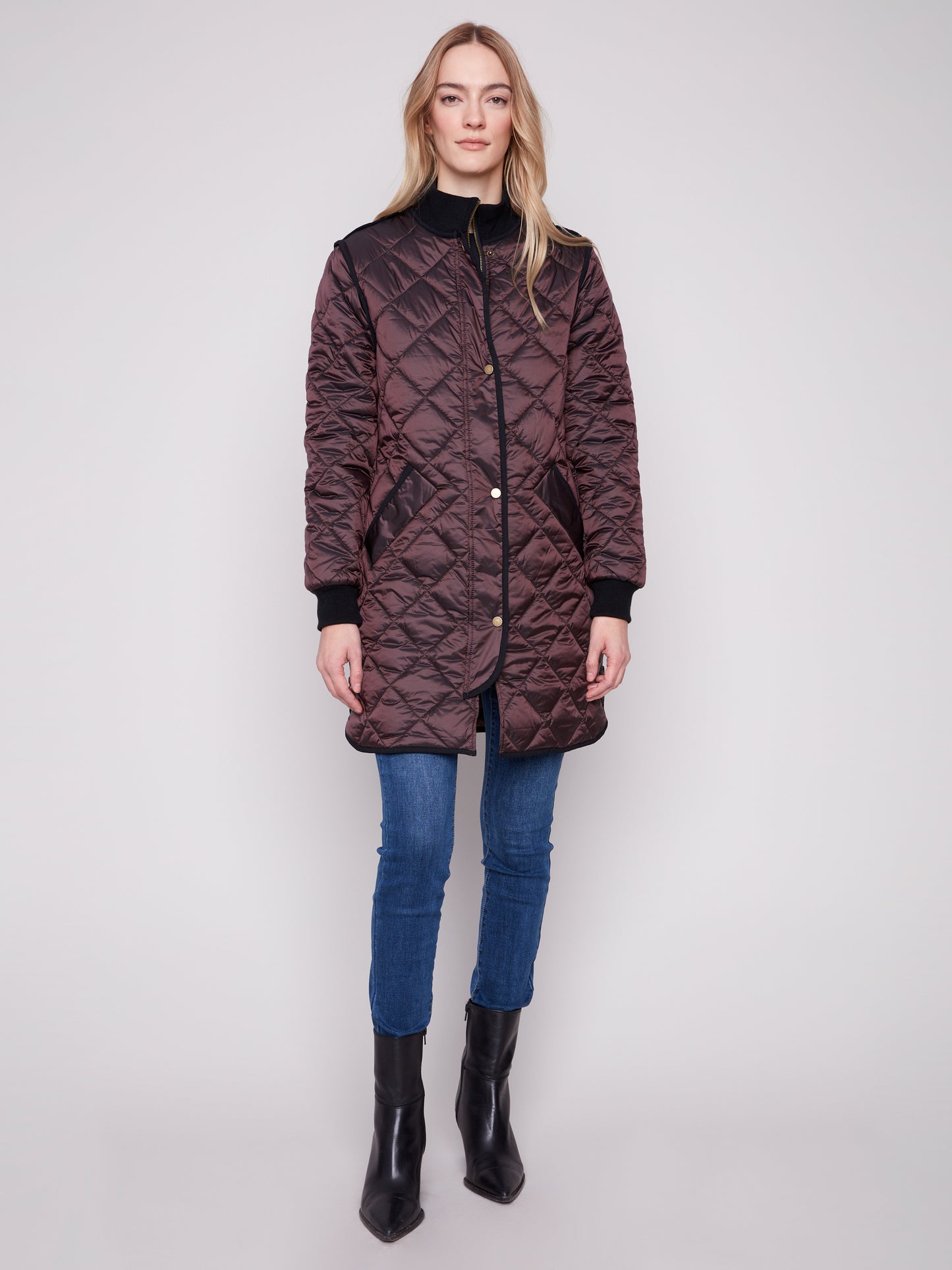 Long Quilted Puffer Jacket