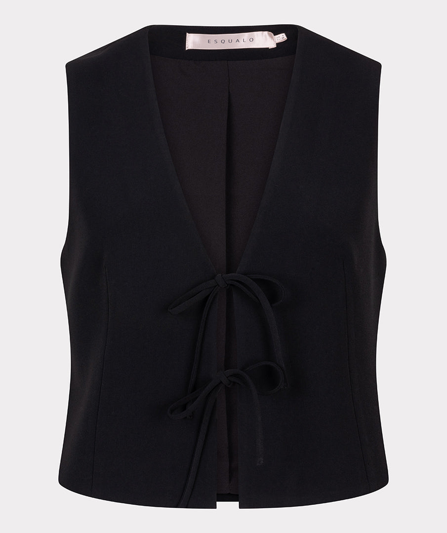 Tie-Front City Vest