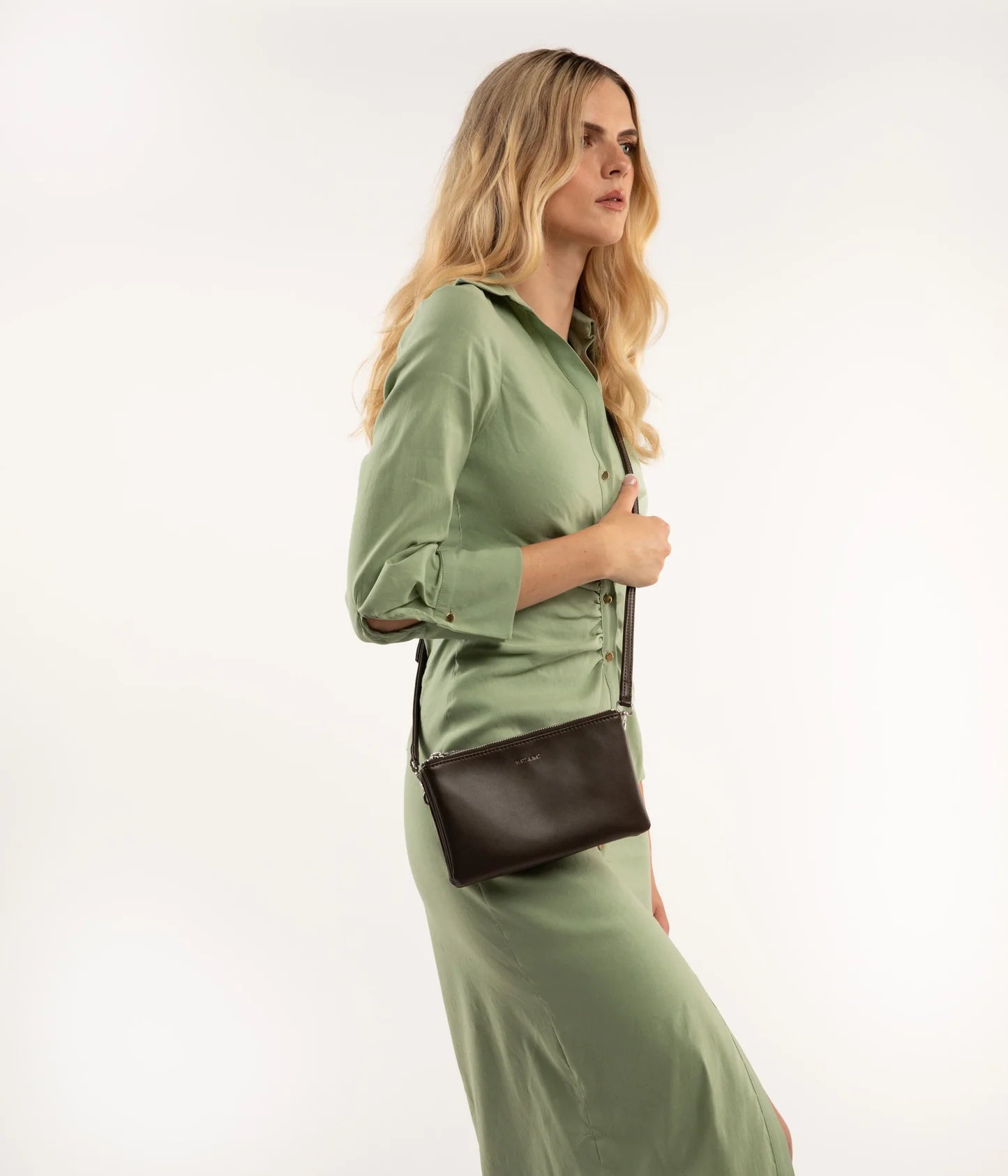Triplet Vegan Crossbody Bag