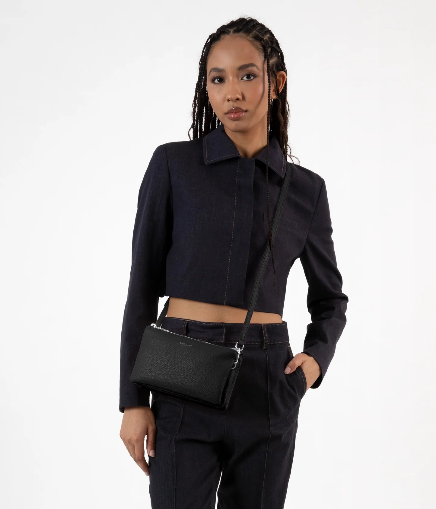 Triplet Vegan Crossbody Bag
