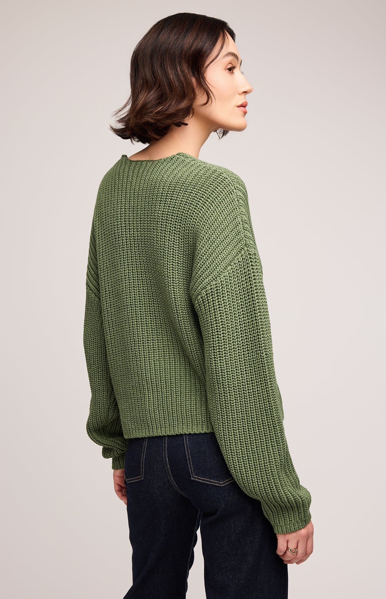 Spencer V-Neck Knit Sweater