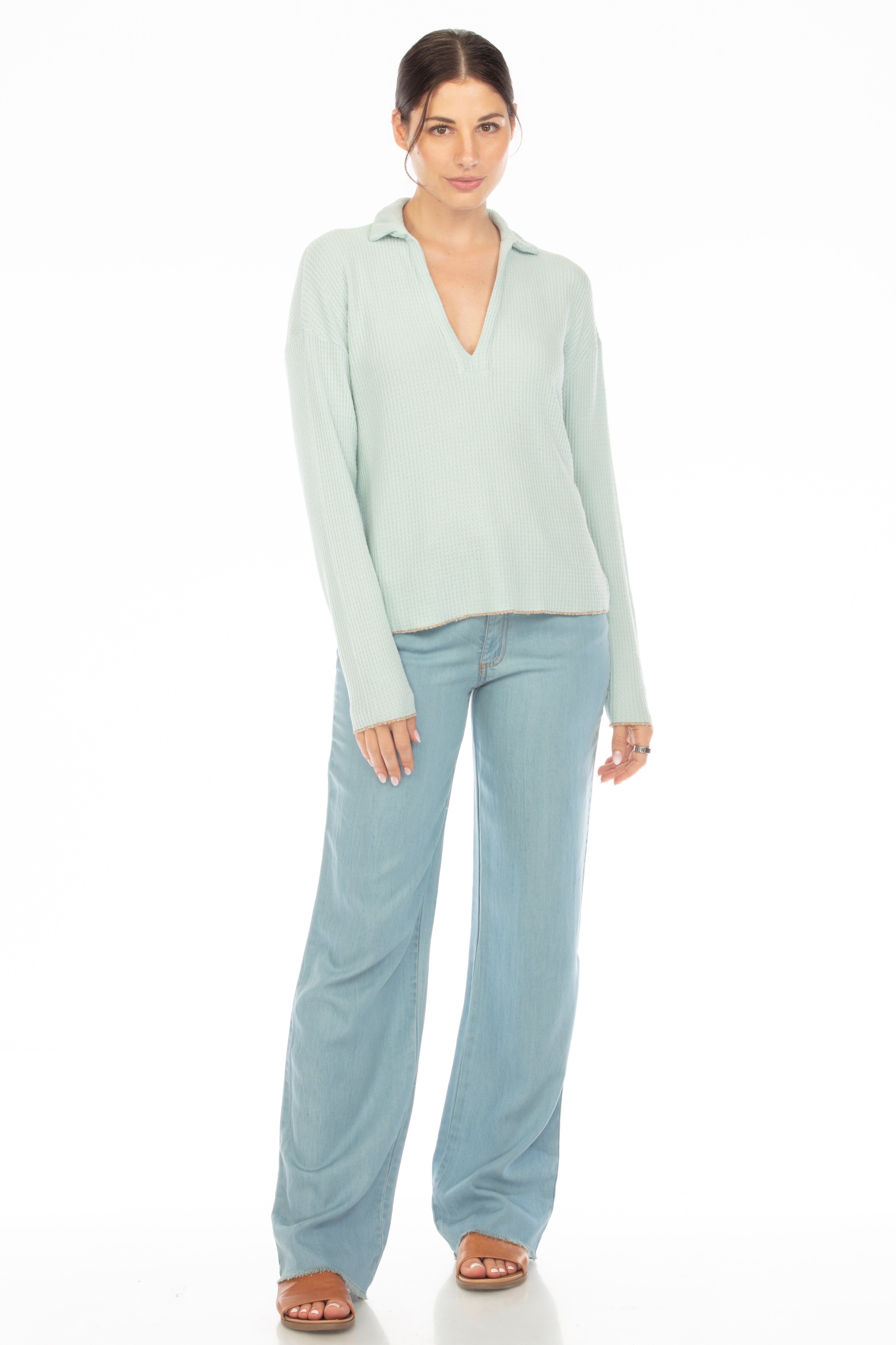 Tommy Mid-Rise Soft Denim Pants