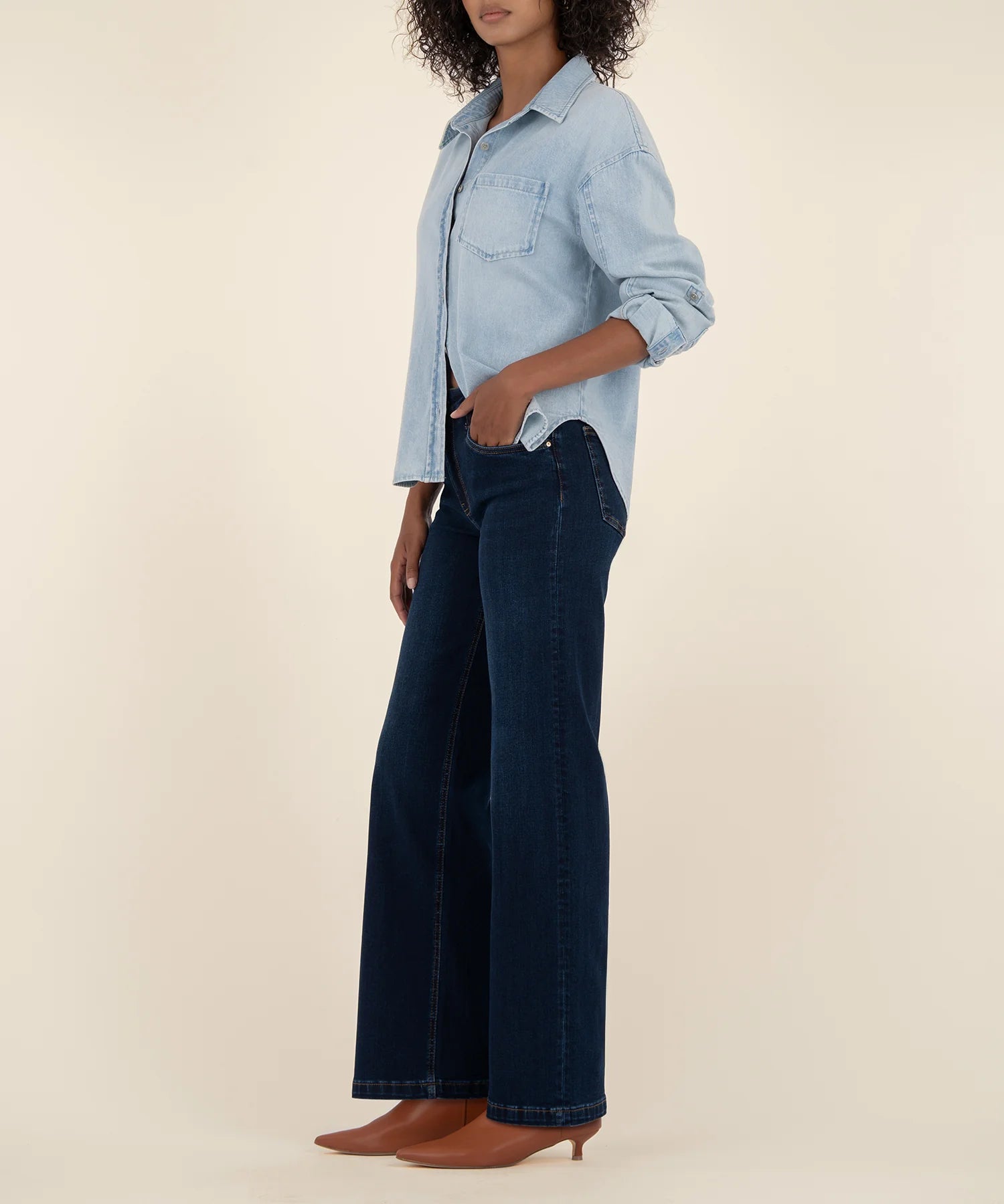 Jean High Rise Wide Leg