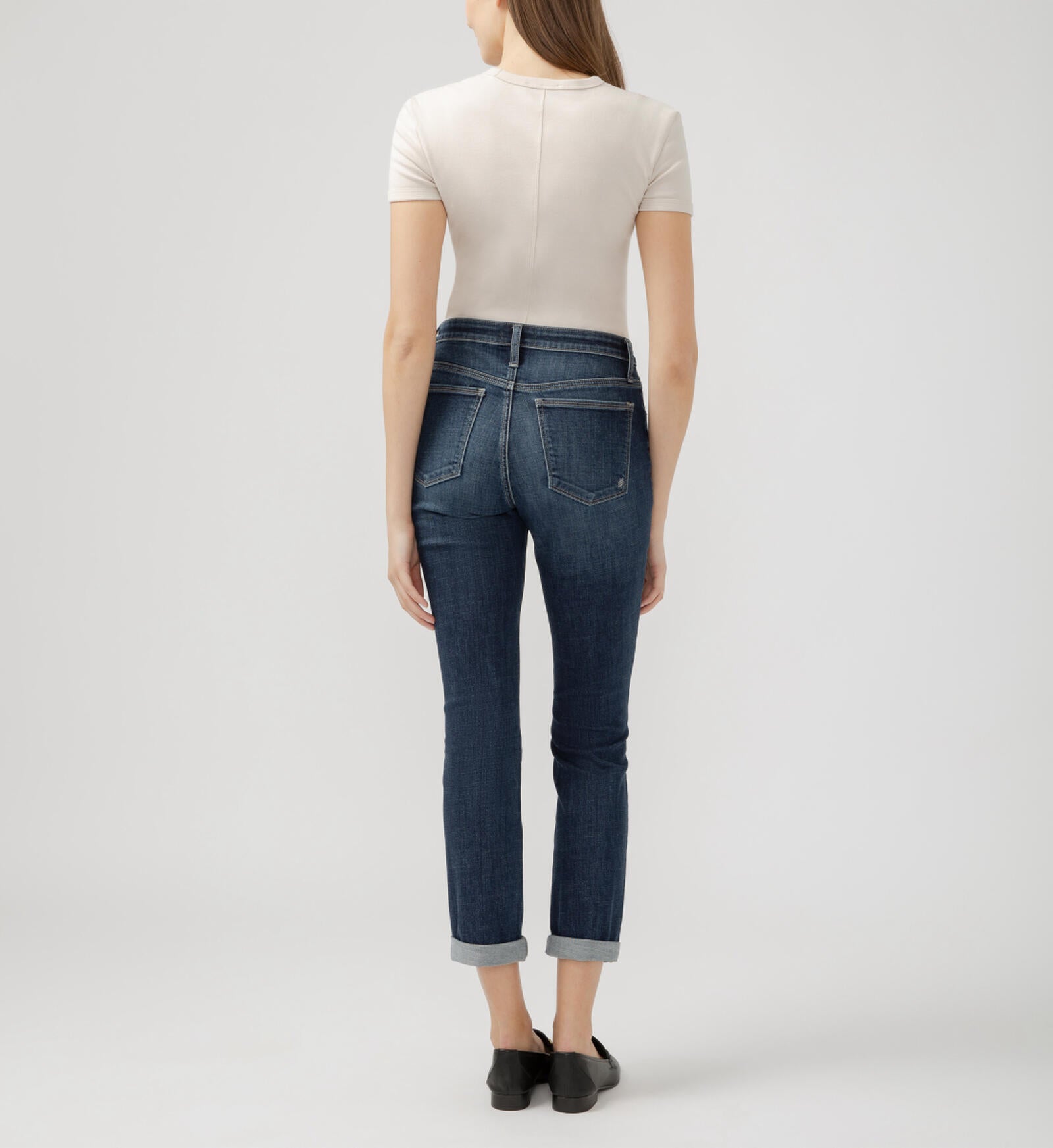 Beau High Rise Slim Leg Luxe Stretch Jeans