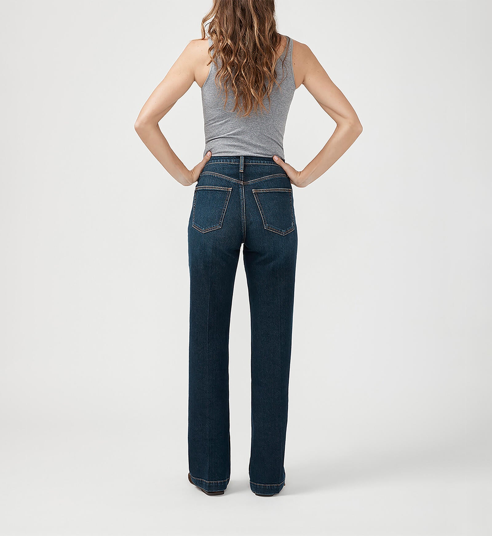 Highly Desirable High Rise Trouser Leg Jeans, Long