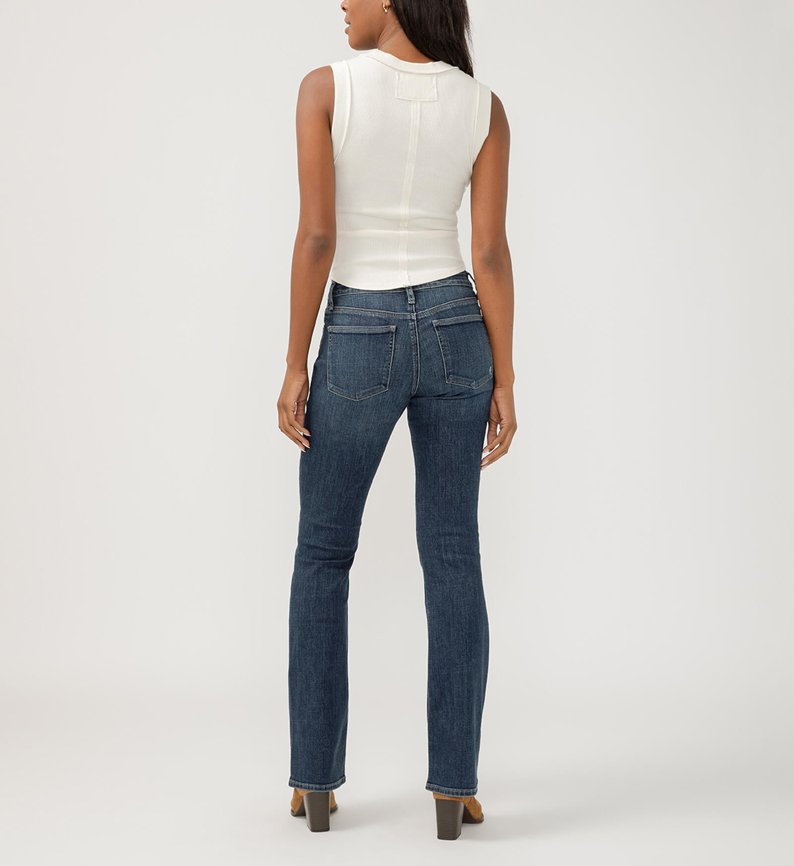 Suki Mid Rise Slim Bootcut Luxe Stretch Jeans