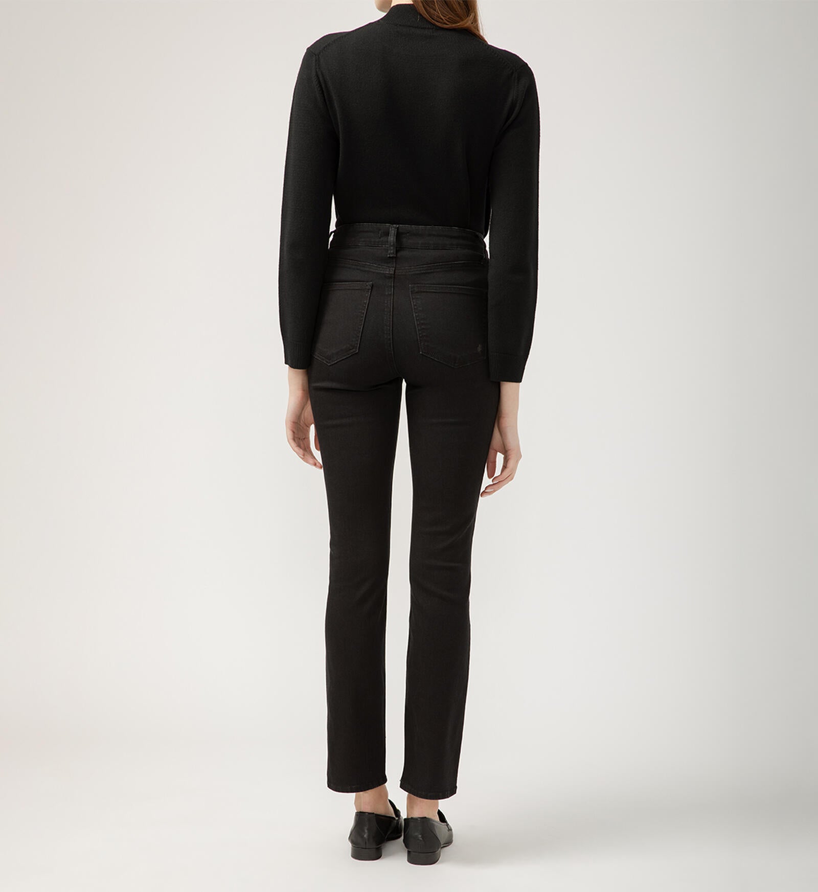 Avery High Rise Straight Leg Luxe Stretch Jeans