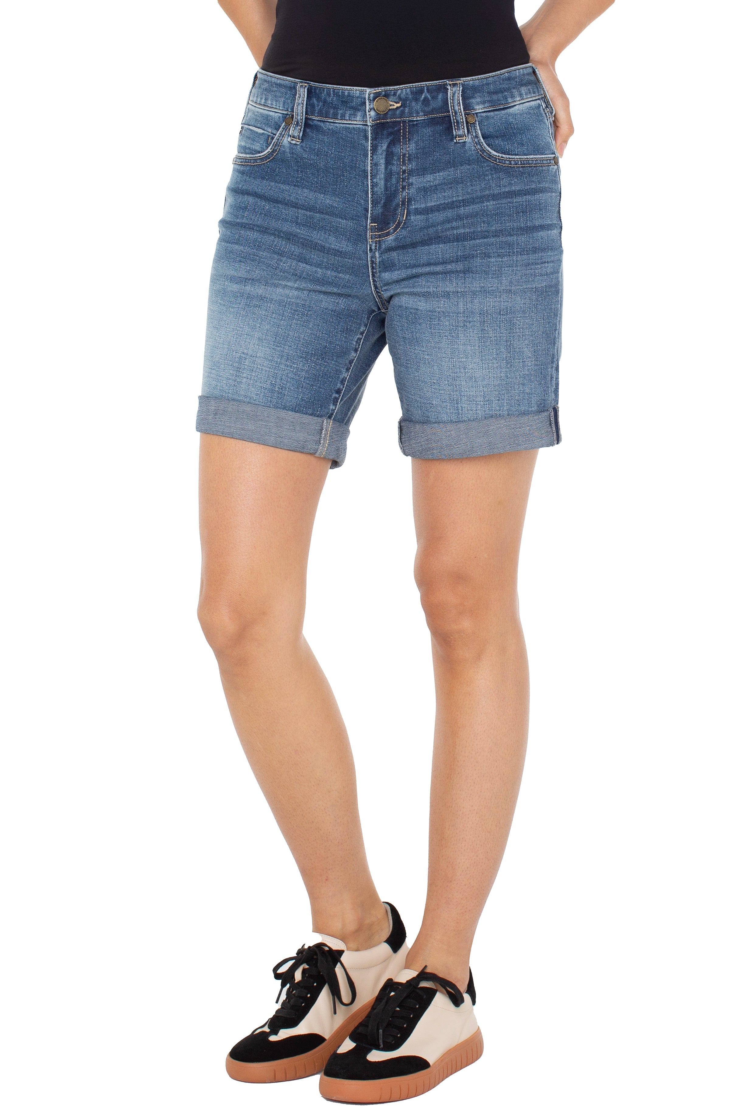 Marley Girlfriend Roll Cuff Short