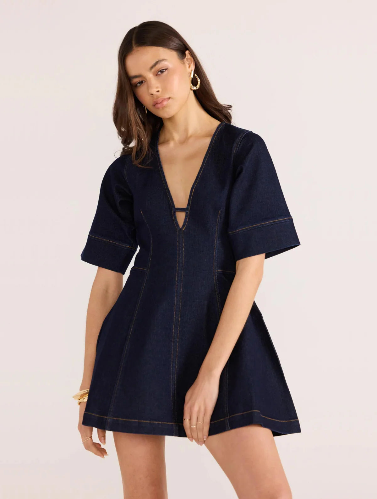Raya Short Sleeve Mini Dress