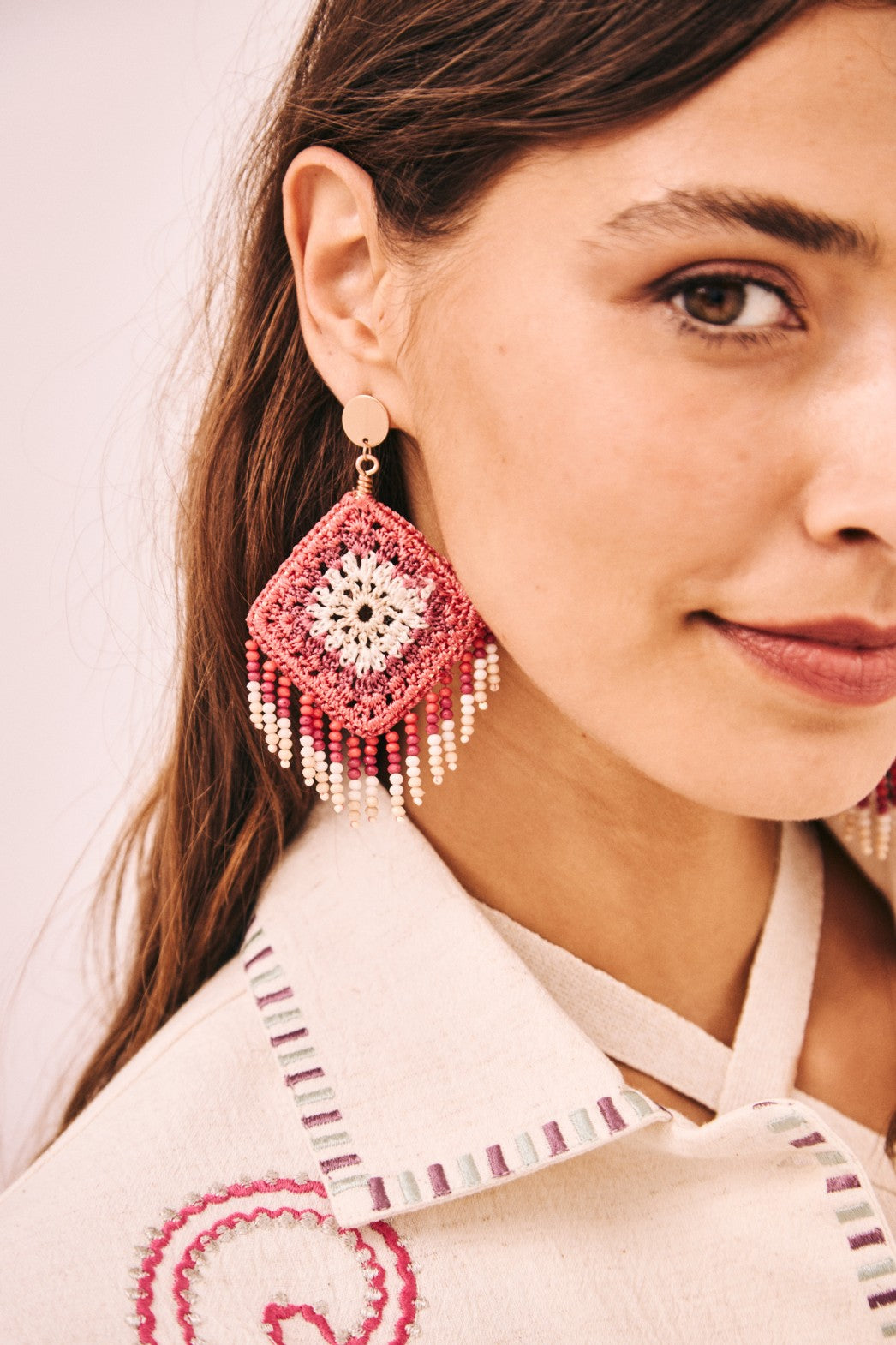 Crochet Dangle Earrings