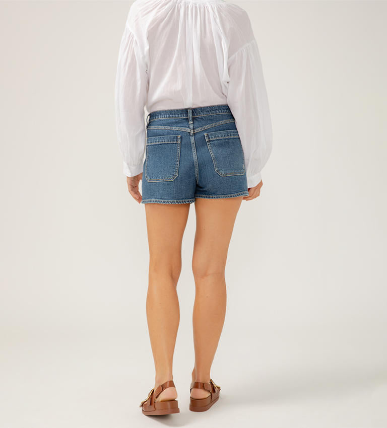 High Rise Utility Shorts