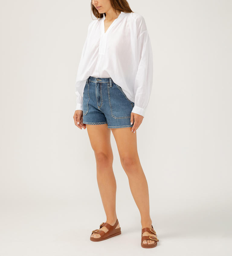 High Rise Utility Shorts