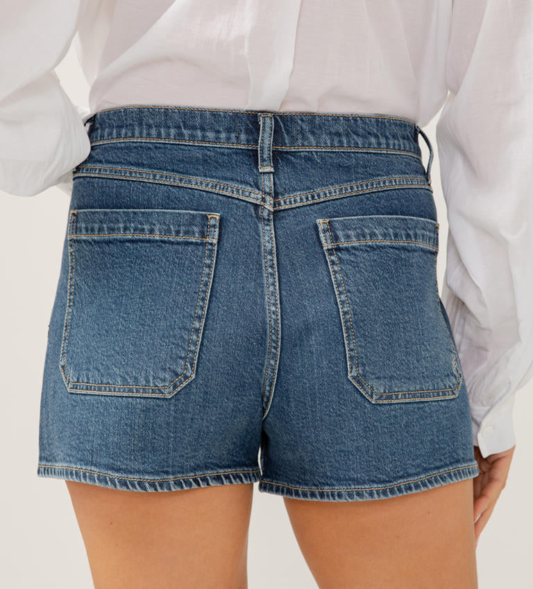 High Rise Utility Shorts