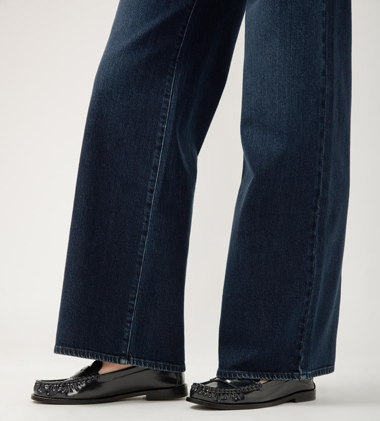Isbister High Rise Wide Leg Jeans, Long