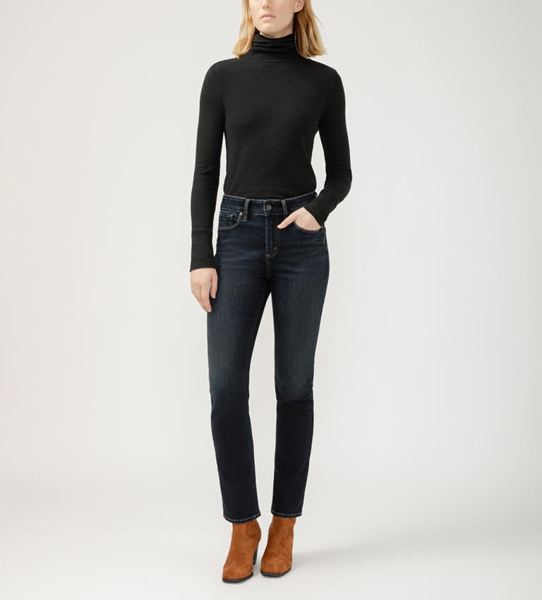 Avery High Rise Straight Leg Jeans