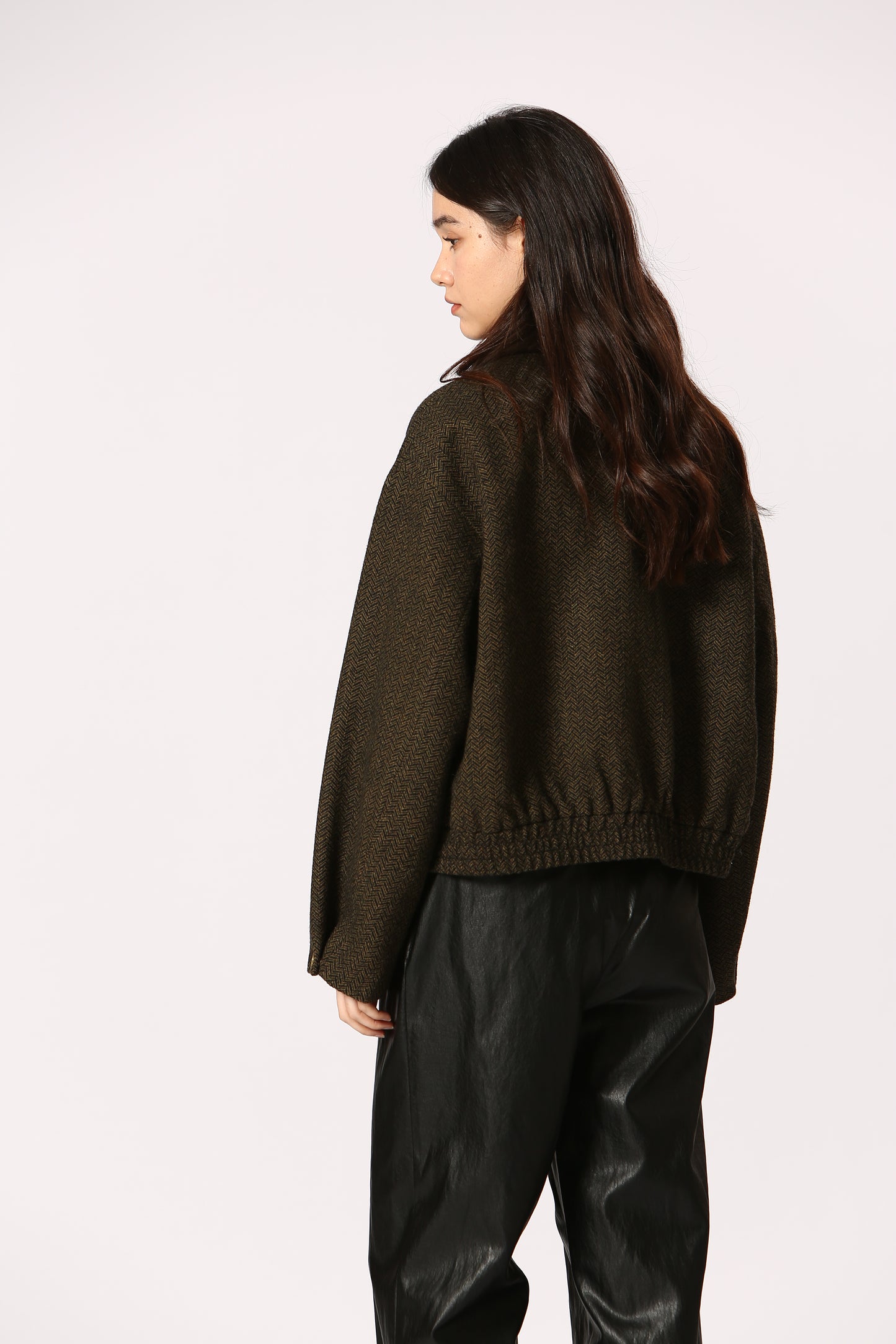 Tweed Collared Barn Jacket