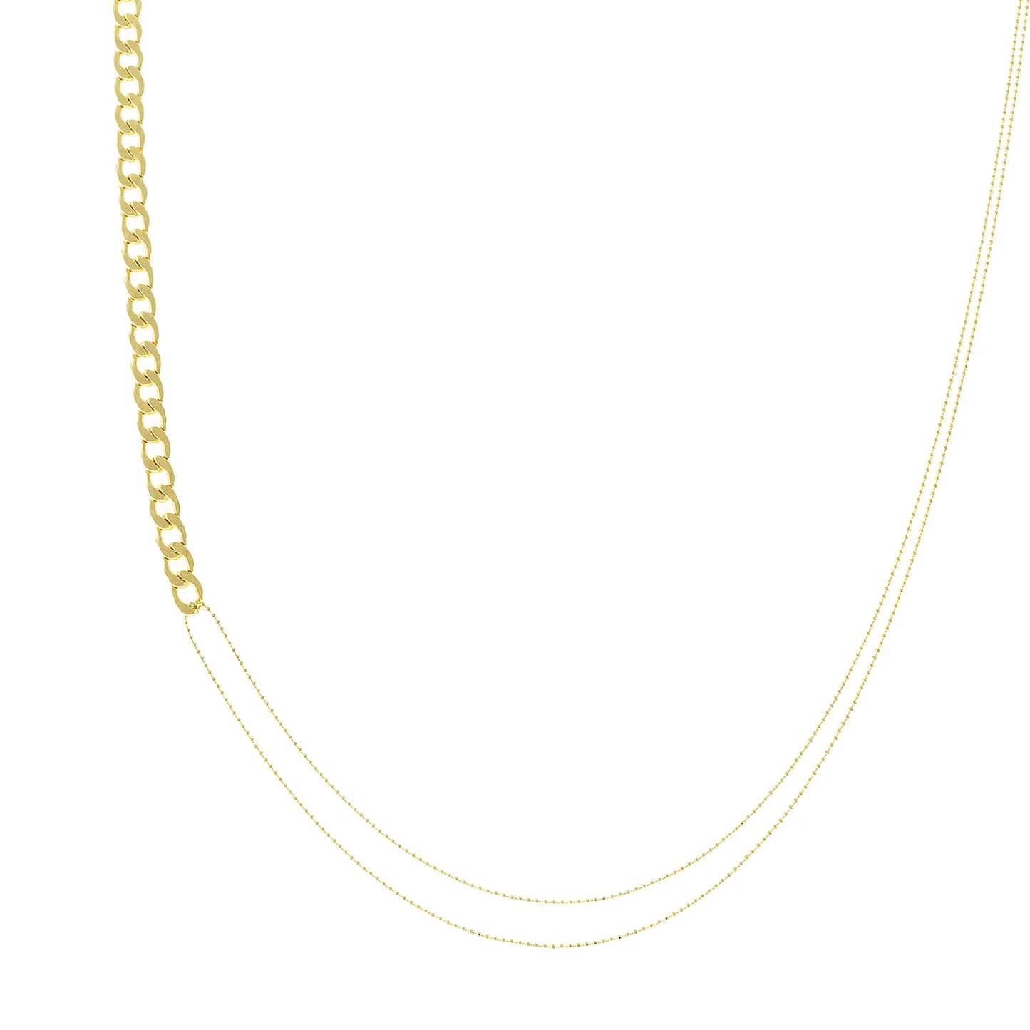Dual Layered Chain Necklace