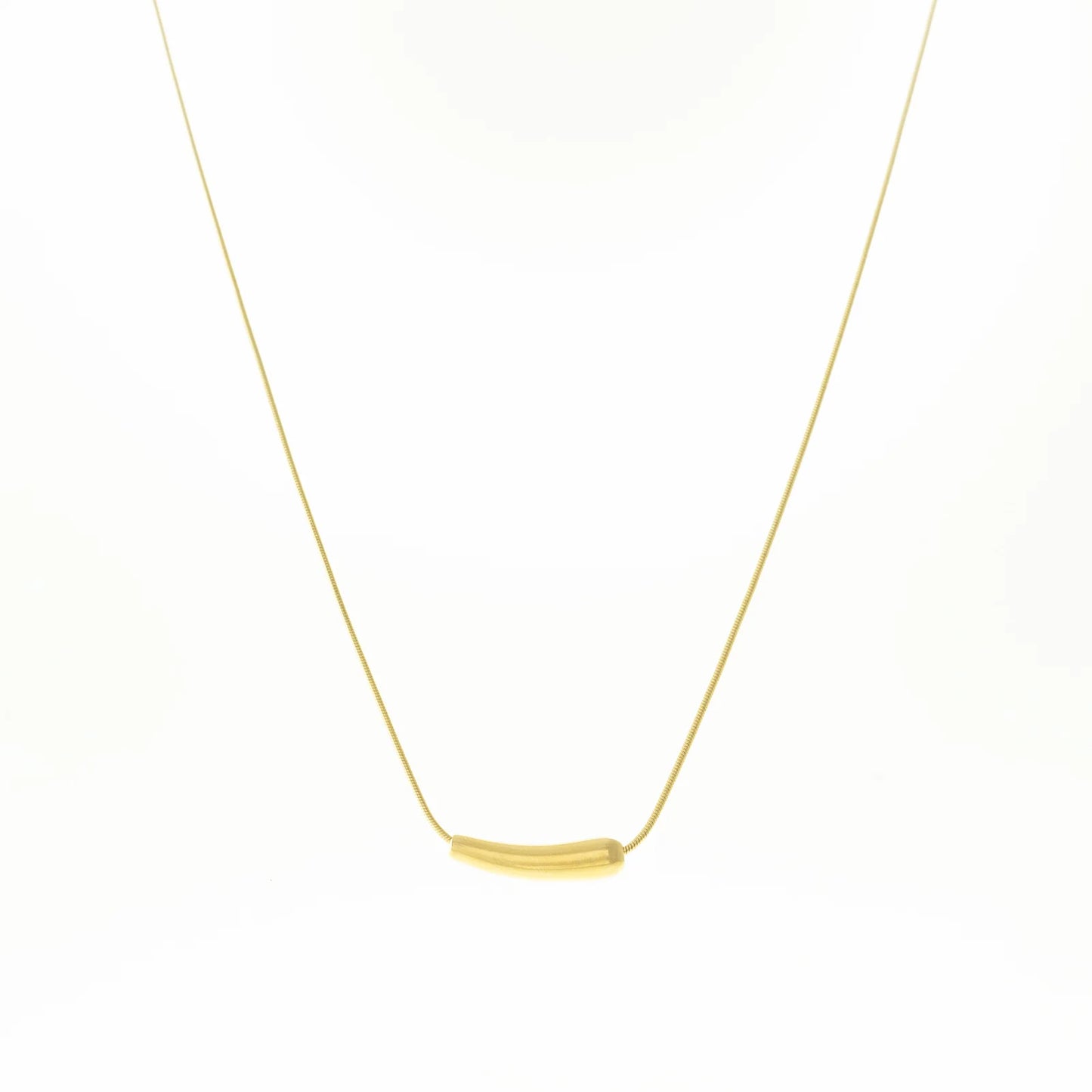 Tube Pendant Necklace