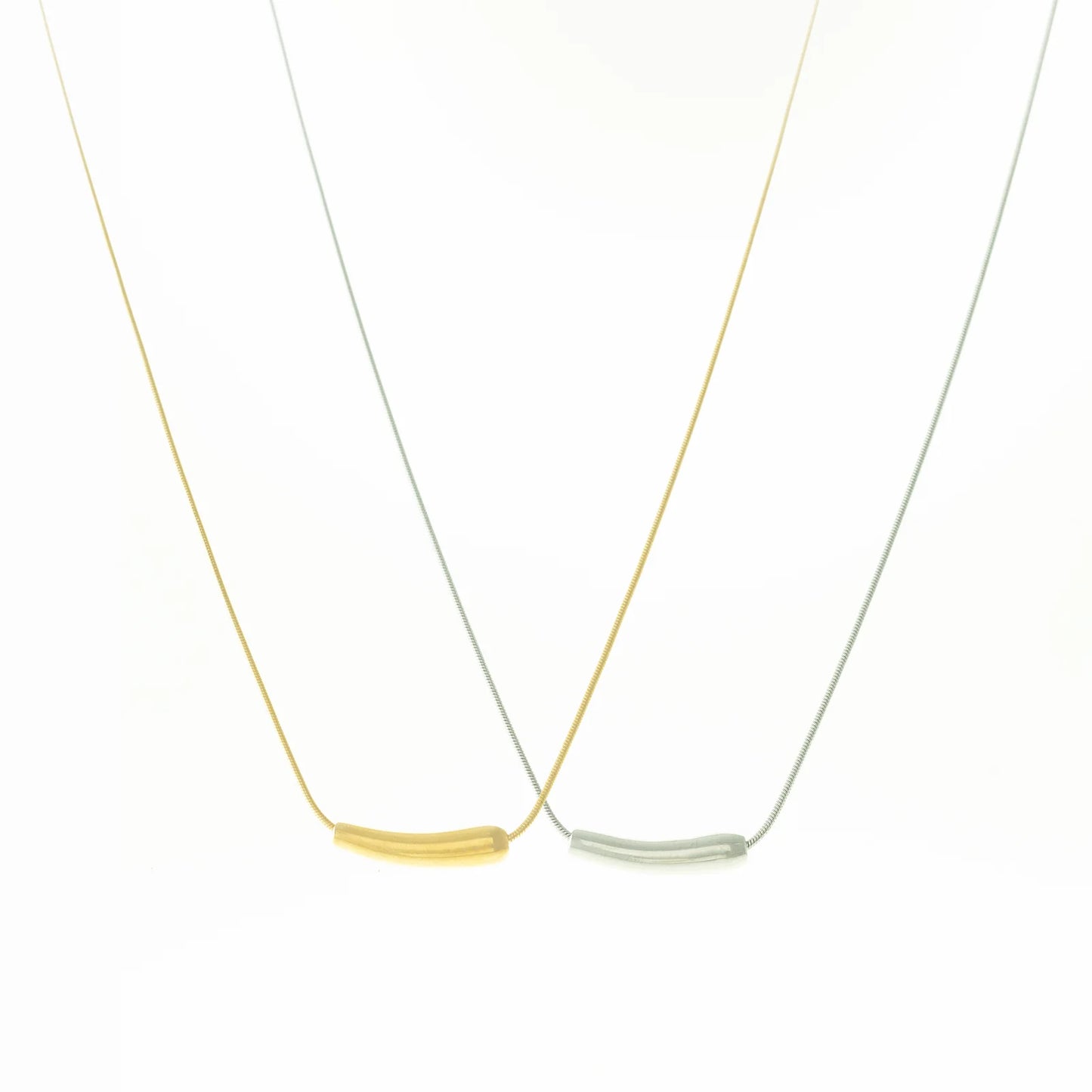 Tube Pendant Necklace