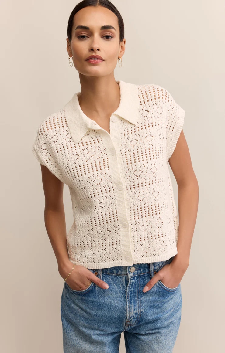 Kinsley Cotton Sweater Top