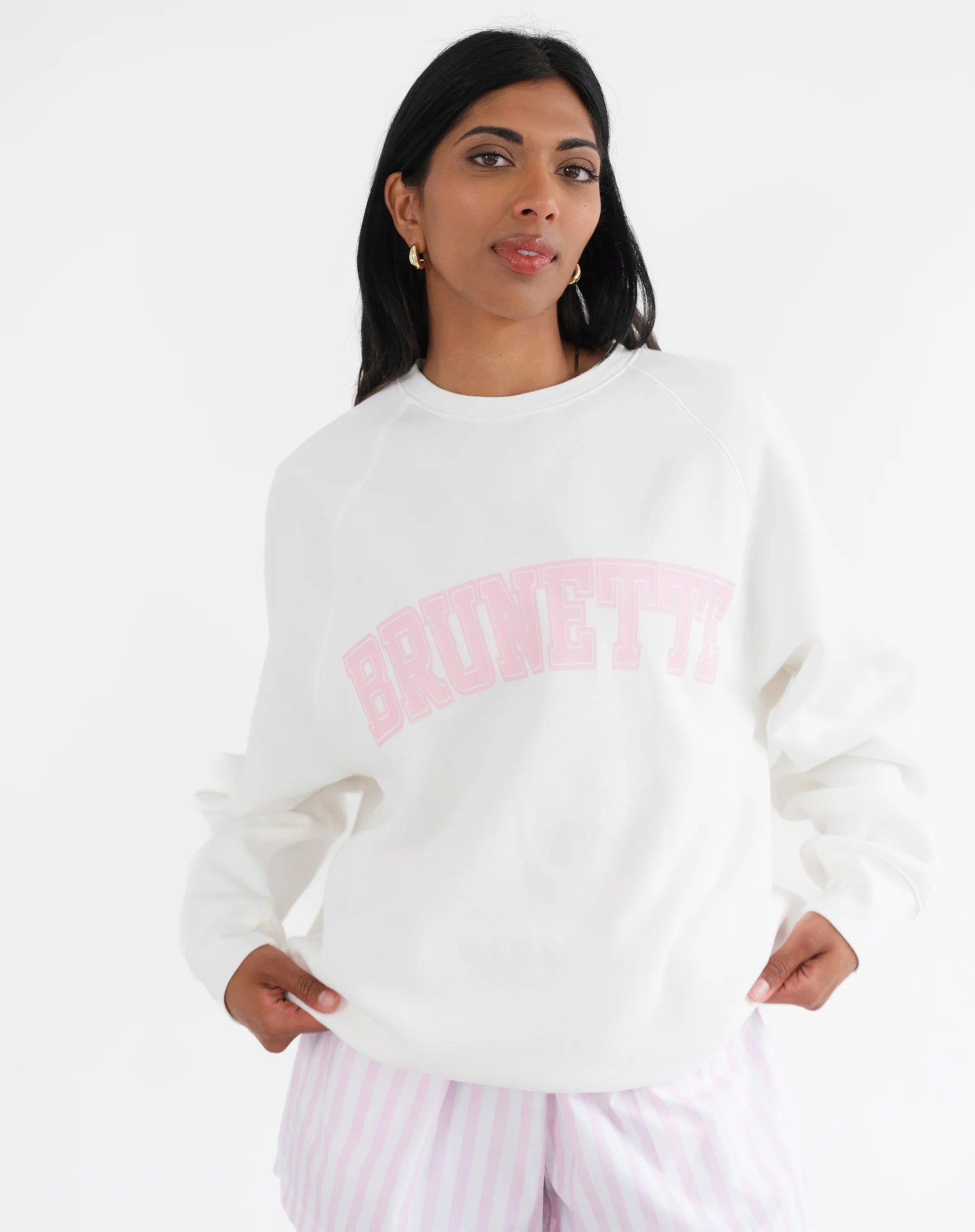 Brunette Varsity Not Your Boyfriend's Crew