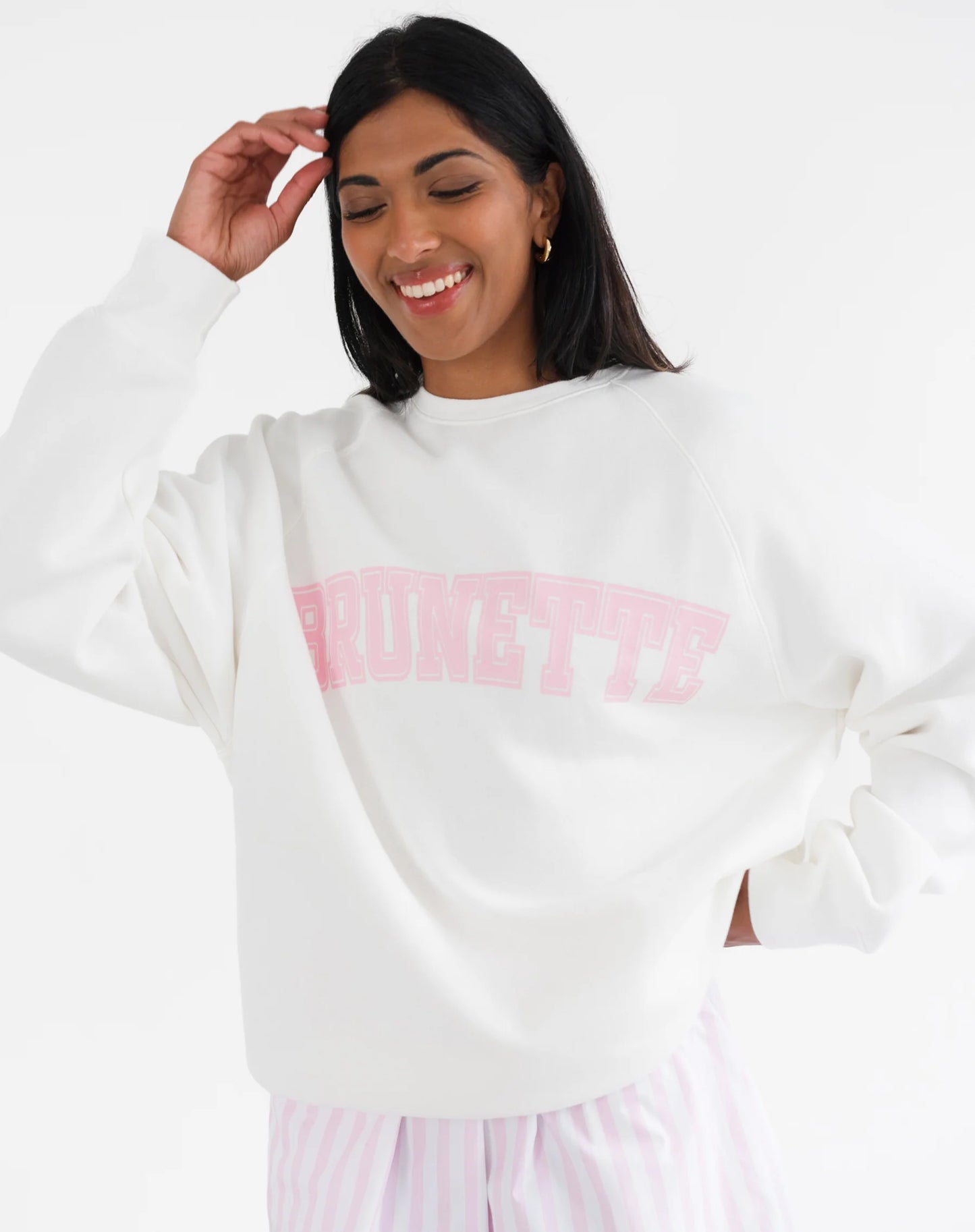 Brunette Varsity Not Your Boyfriend's Crew