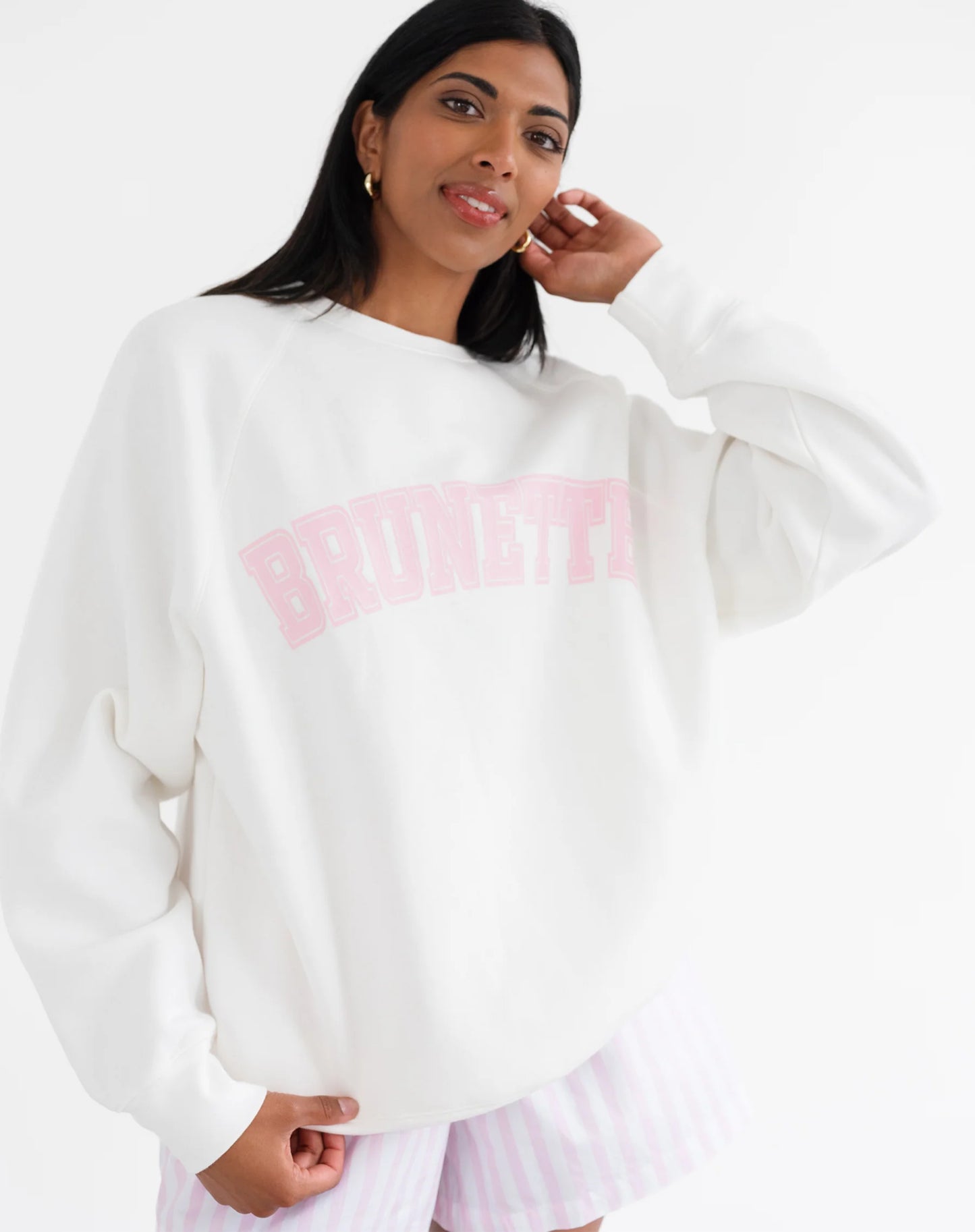 Brunette Varsity Not Your Boyfriend's Crew