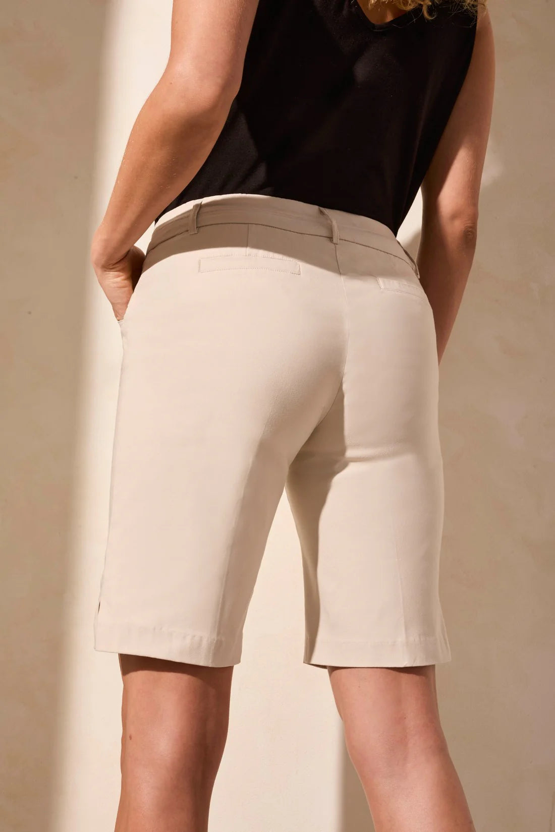 Flatten It® Pull-On Slit-Accent Short