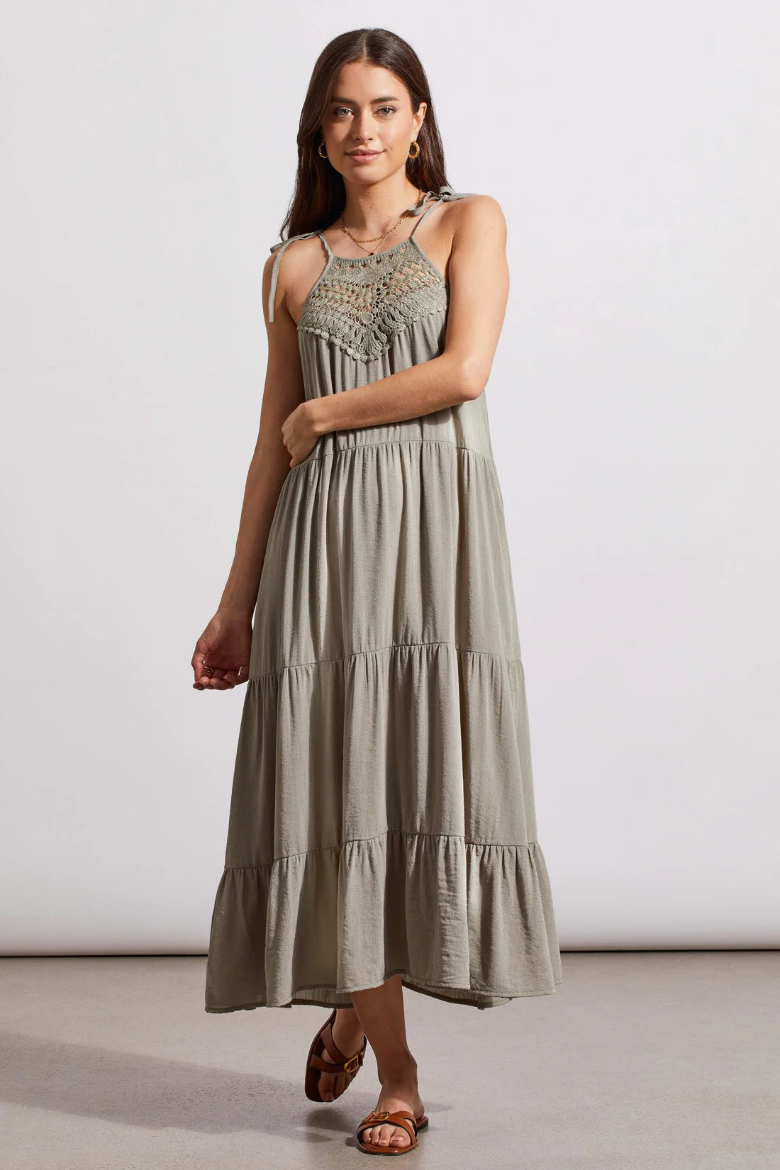 Tribal Crochet Halter Dress