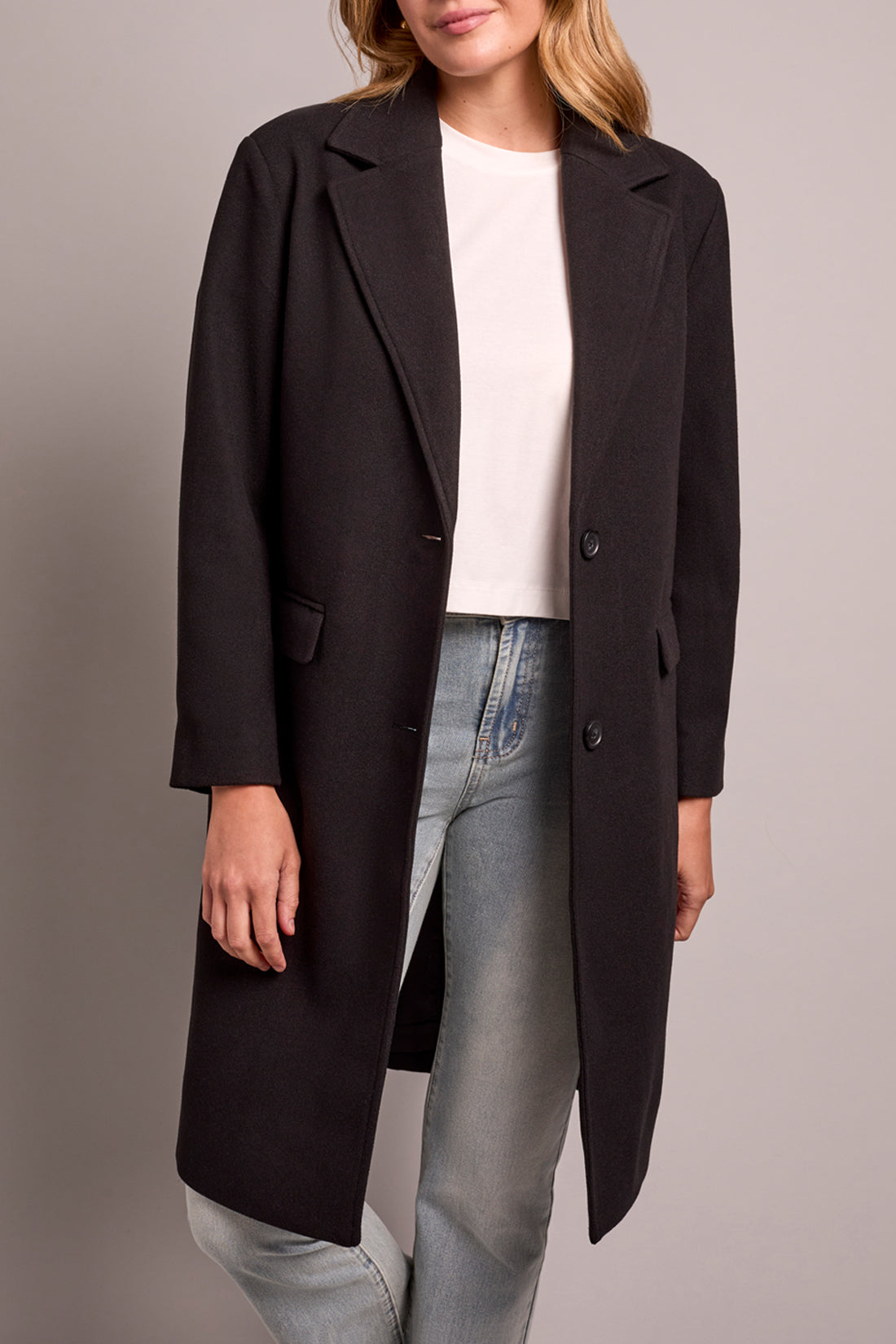 Trench Coat with Fooler Hoodie