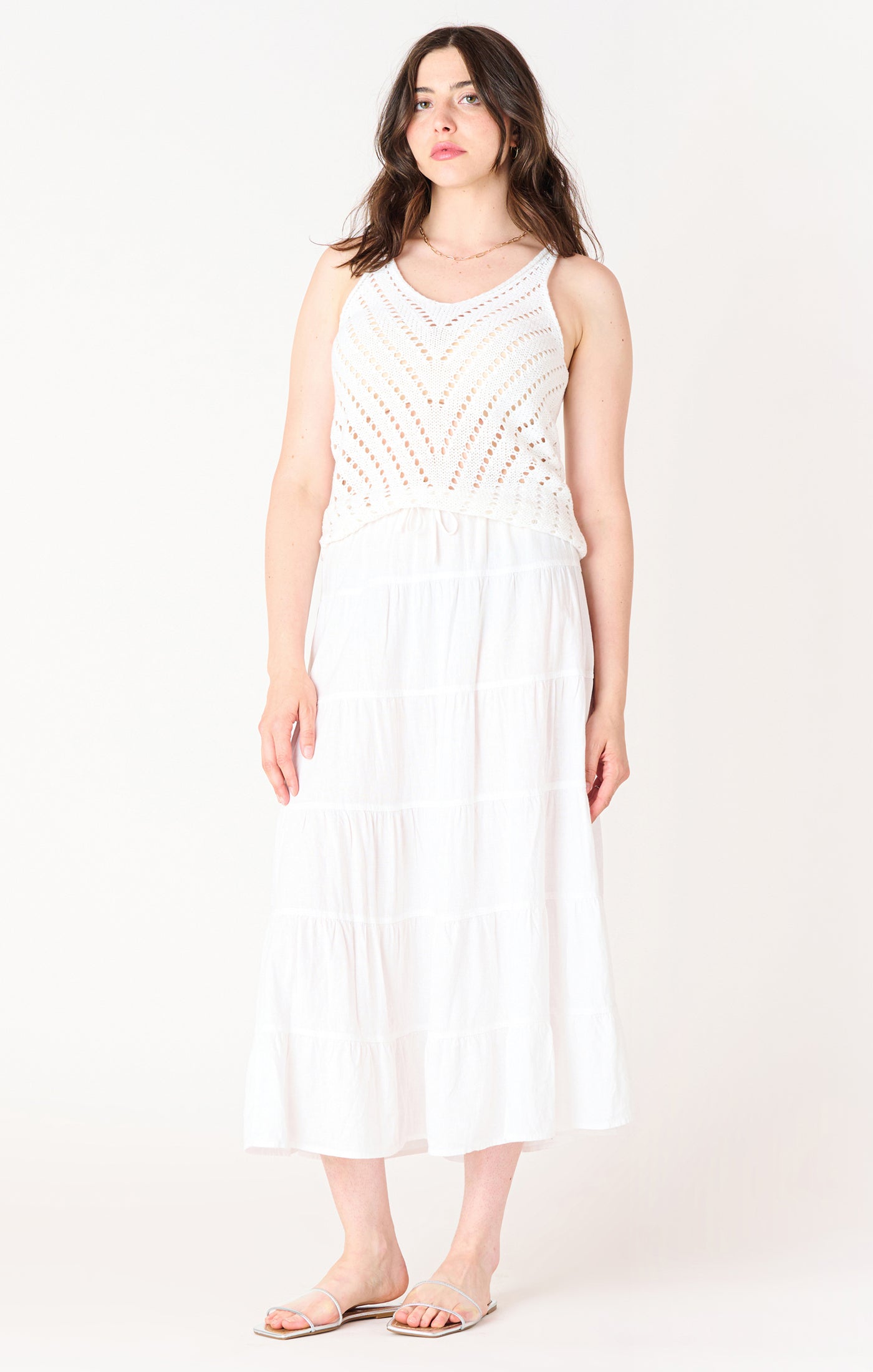 Tiered Maxi Skirt