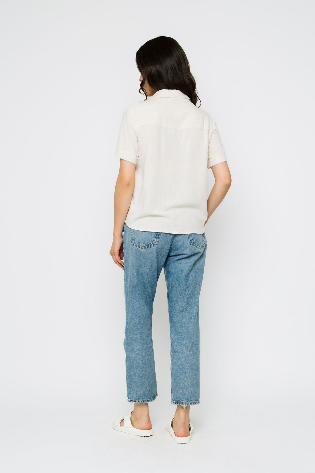Nina Cuffed Short Sleeve Shirt