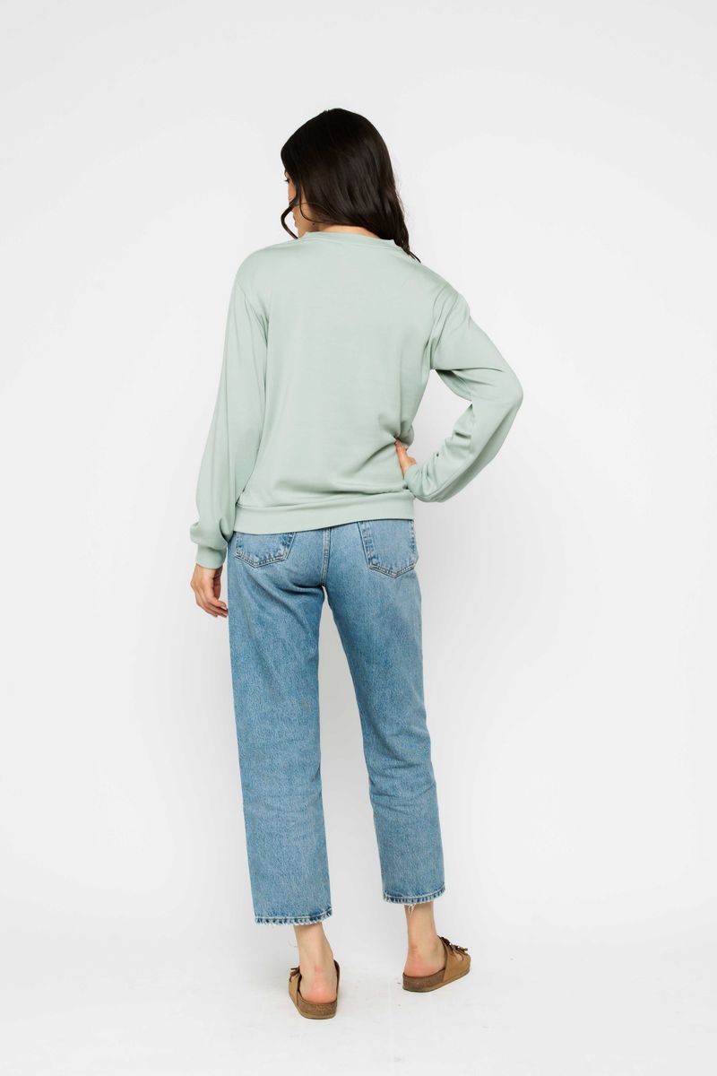 Jenna Luxe Fleece Crew