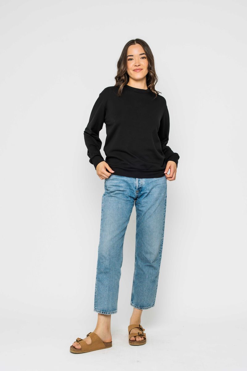 Jenna Luxe Fleece Crew