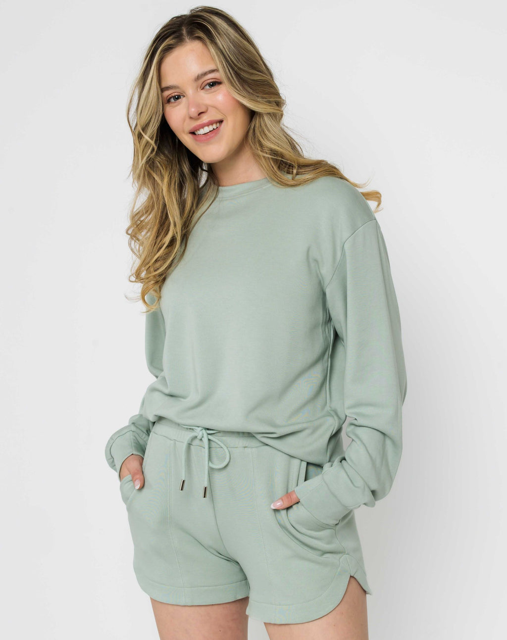 Jenna Luxe Fleece Crew