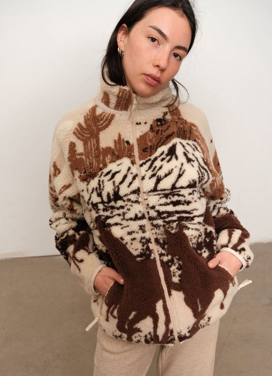 Printed Sherpa Fleece