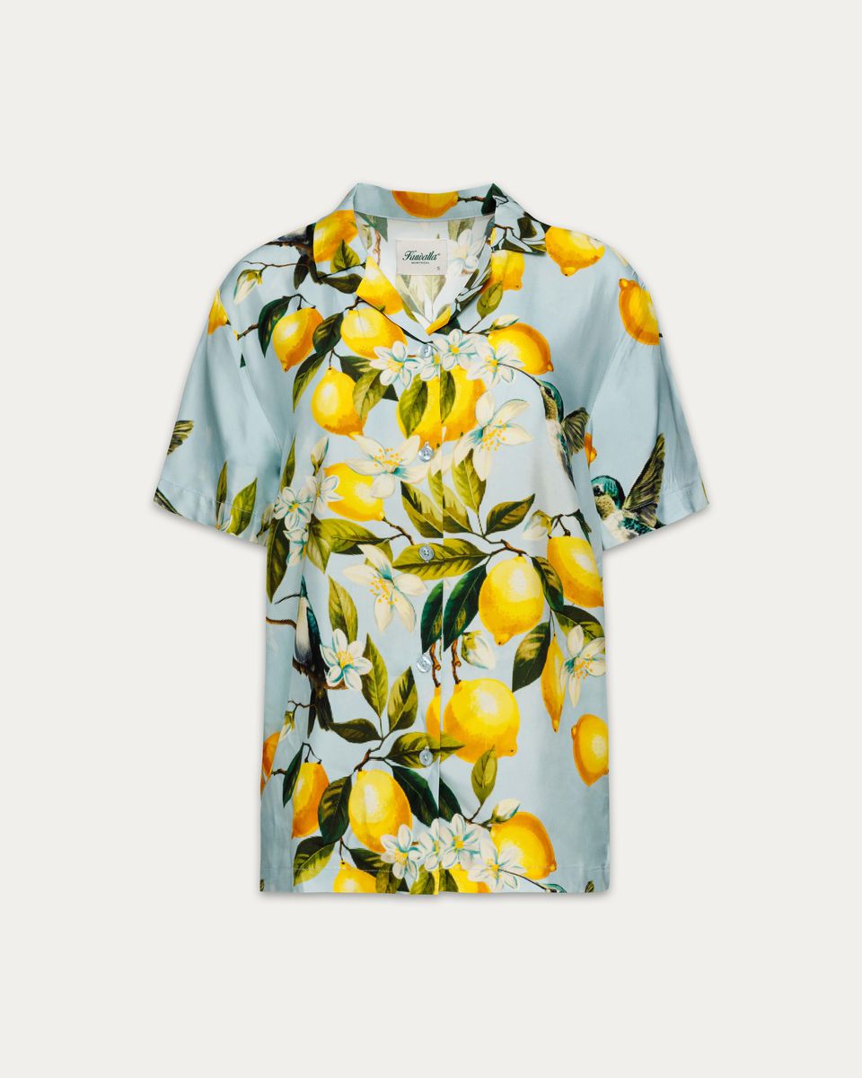 Lemon Hummingbird Beach Shirt
