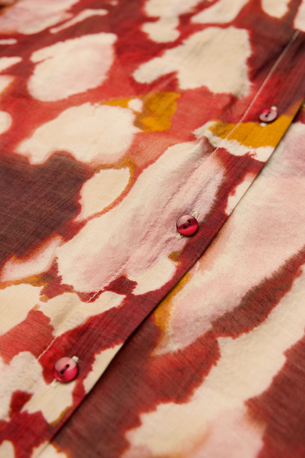 Rho Printed Ruffle Sleeve Blouse