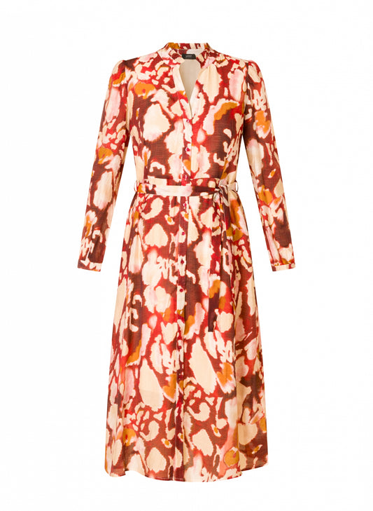 Rhodé Printed Midi Shirt Dress