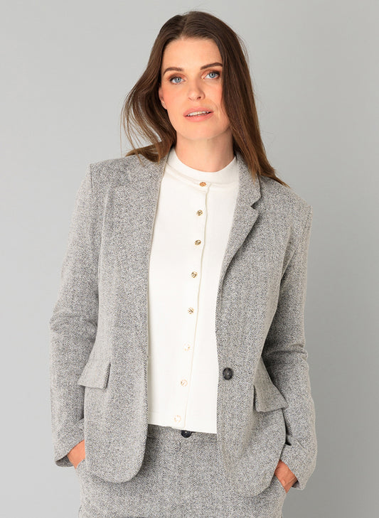Berta Tweed Blazer