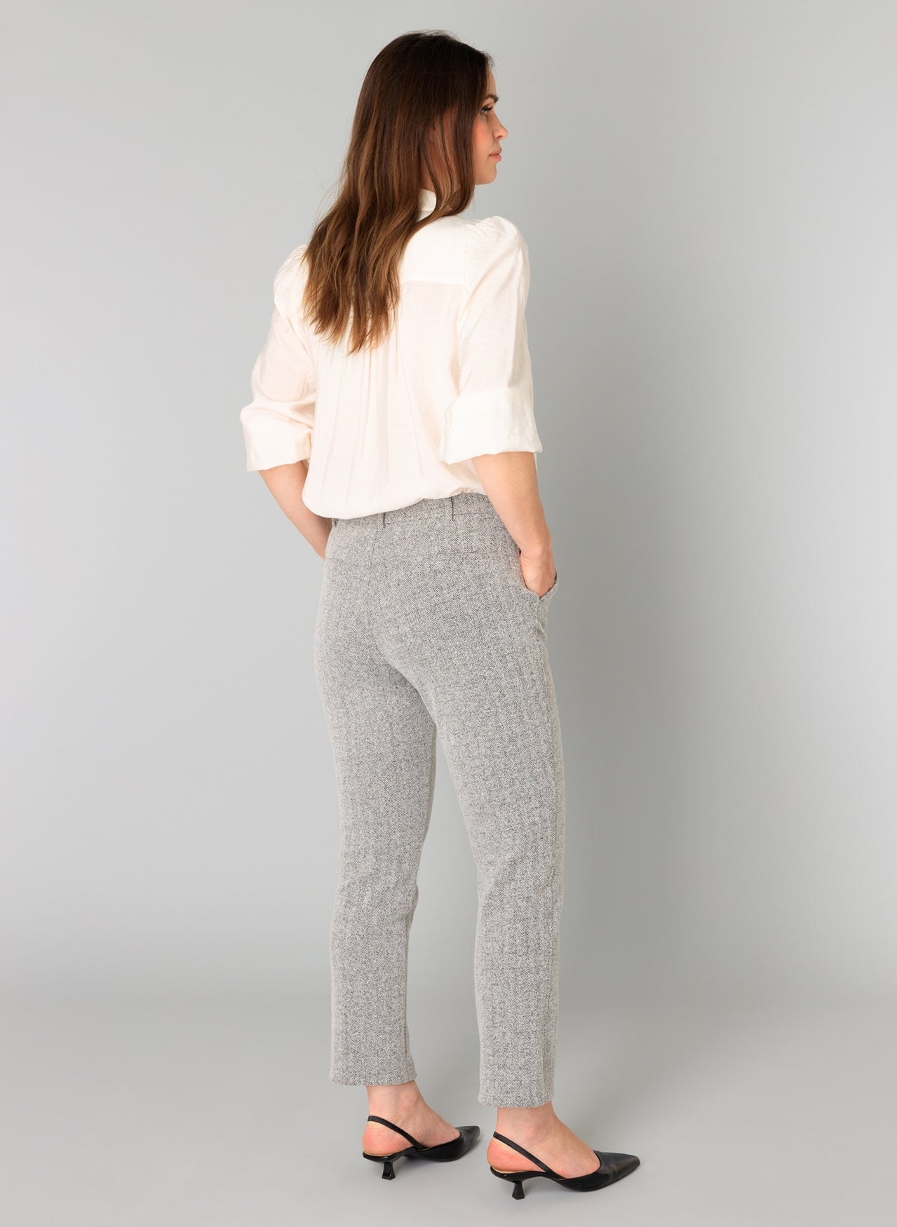 Bertille Tweed Cigarette Pant