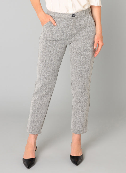 Bertille Tweed Cigarette Pant