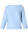 Raina Essential 3/4 Sleeve Boat Neck Sweater