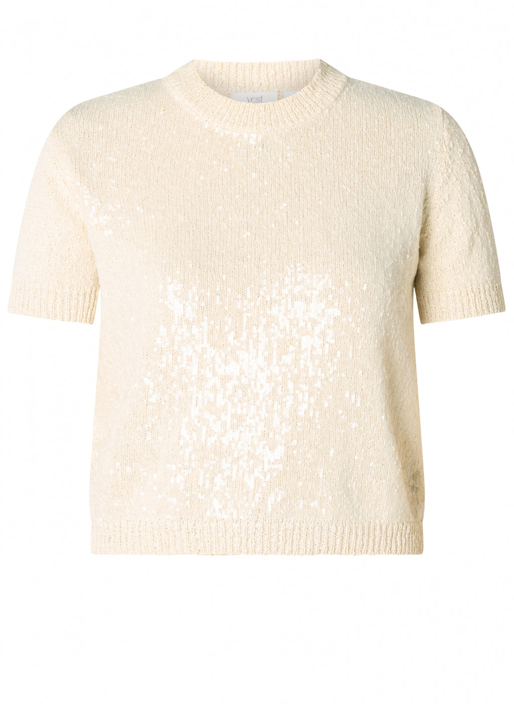 Iliya Short Sleeve Sequin Top