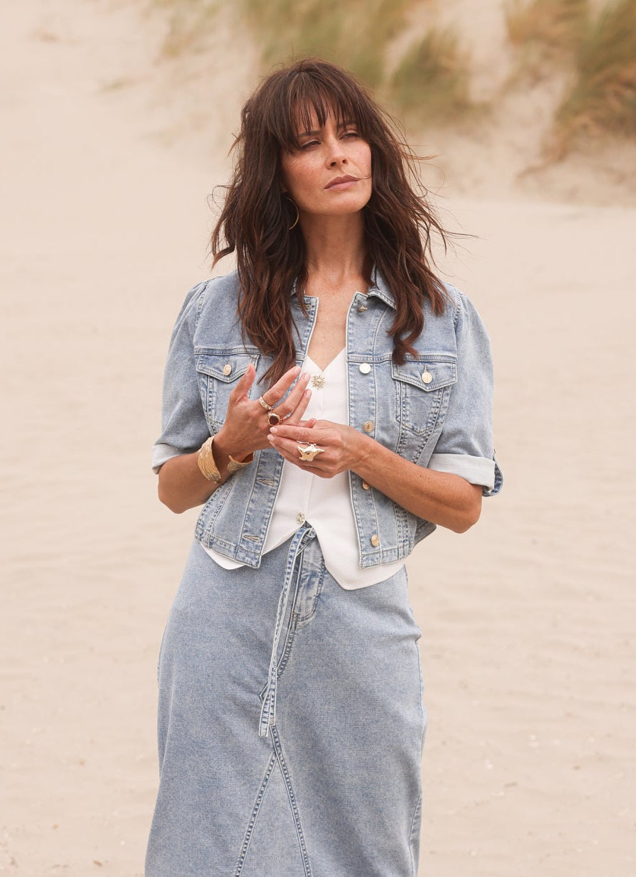 Samma Short Sleeve Denim Jacket