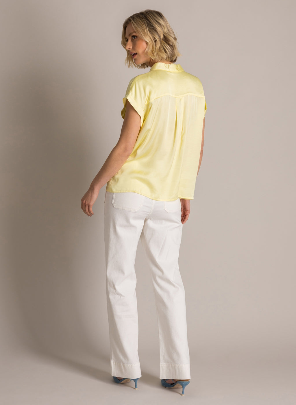 Sandra Essential Satin Blouse
