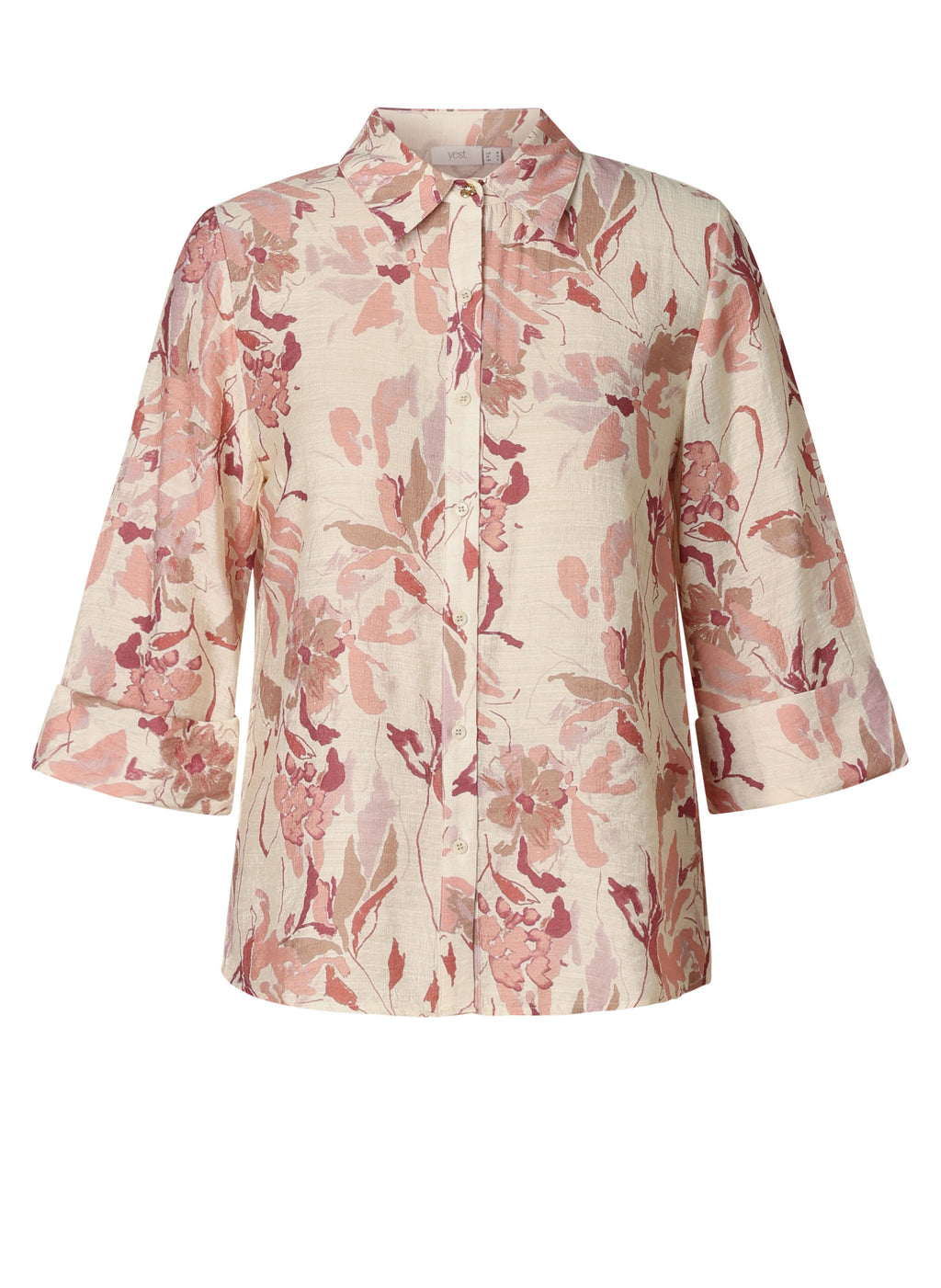 Karlaine 3/4 Sleeve Printed Blouse