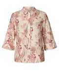 Karlaine 3/4 Sleeve Printed Blouse