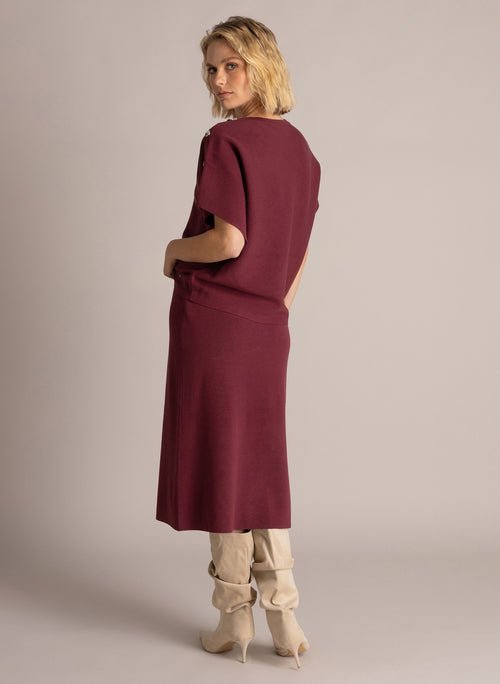 Salma Sweater With Shoulder Button Details
